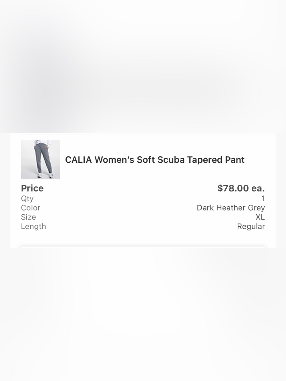 Calia Women’s Soft Scuba Tapered Pants